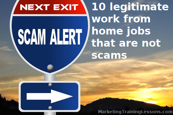 10 legitimate work from home jobs that are not scams