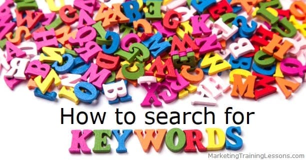 How to search for keywords with keyword mapping