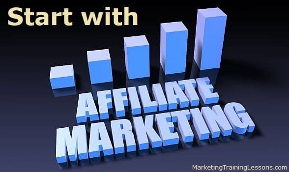 Start with affiliate marketing to make money online