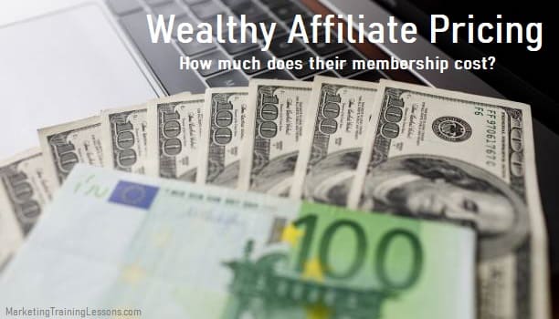 Wealthy Affiliate pricing and features