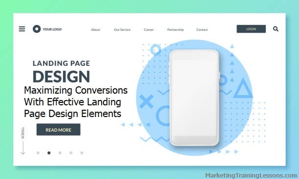 What is landing page design