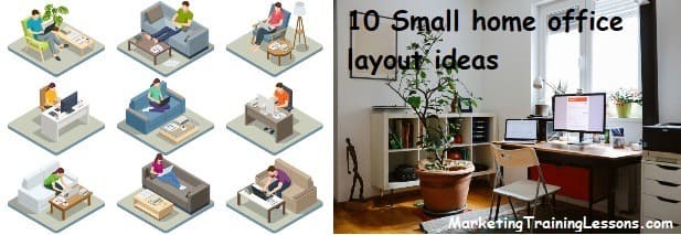 Small home office layout ideas