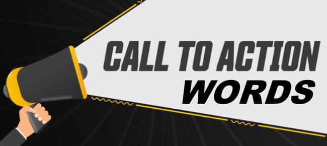 Action words for higher conversions