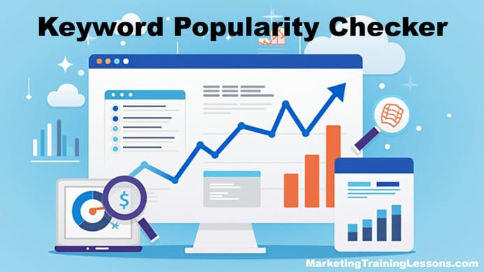 Keyword popularity checker tool