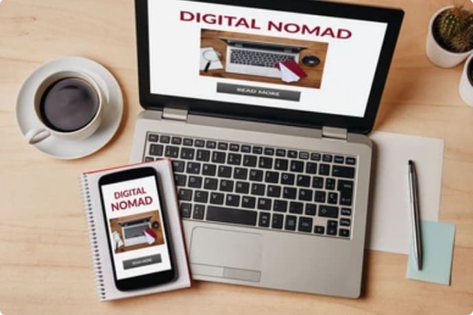The freedom when you become a digital nomad