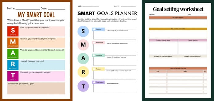 The Ultimate Smart Goal Setting Template To Achieve Your Dreams 1 Smart goal setting template to make dreams come true